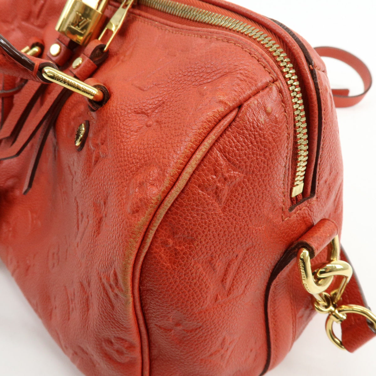 Louis Vuitton Monogram Empreinte Speedy Bandouliere 25 Orient M40758