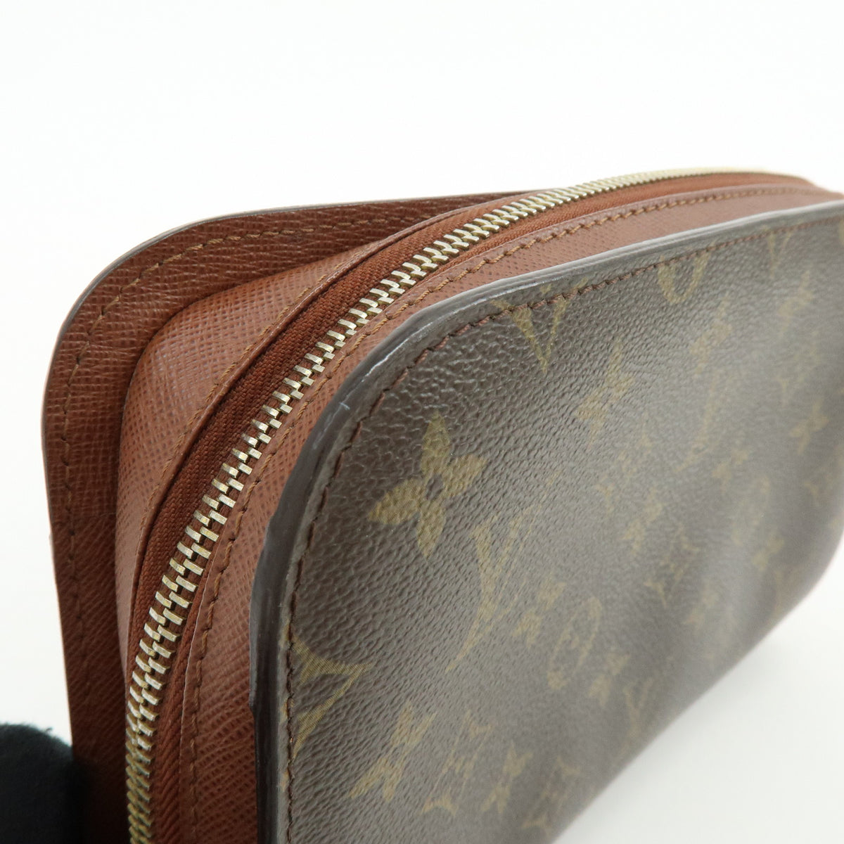 Louis Vuitton Monogram Orsay Clutch Bag Pouch Brown M51790