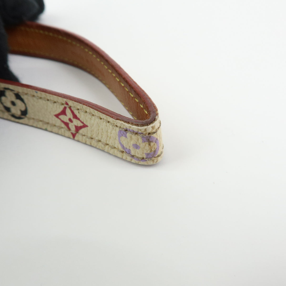 Louis Vuitton Monogram Multicolor Dragonne Telephone Strap Blanc M92597