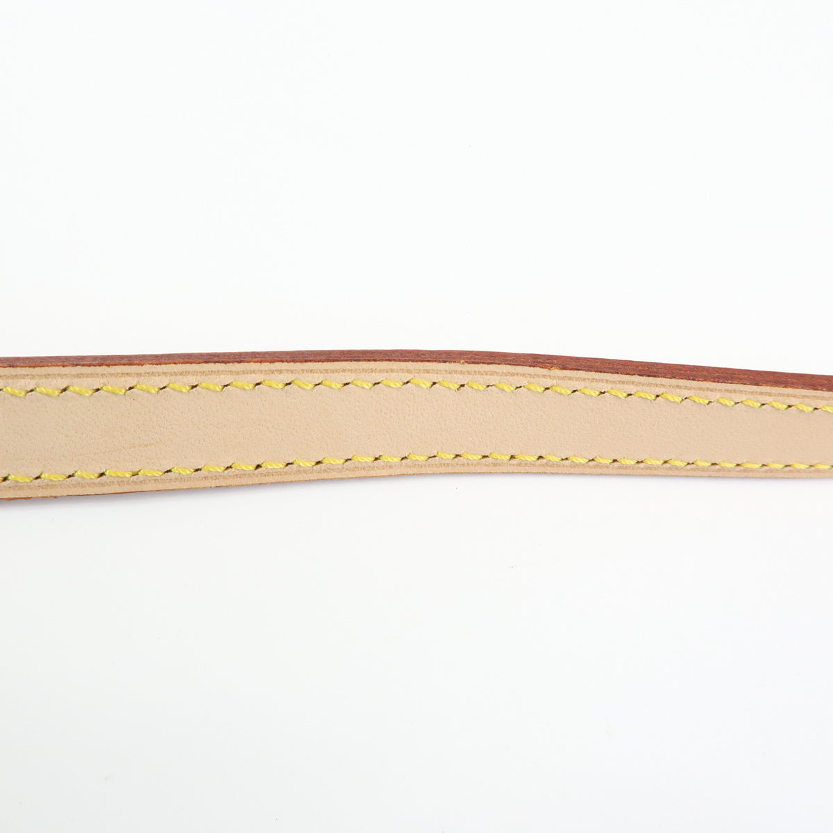 Louis Vuitton Leather Shoulder Strap 120cm 1.6cm Natrual J00144