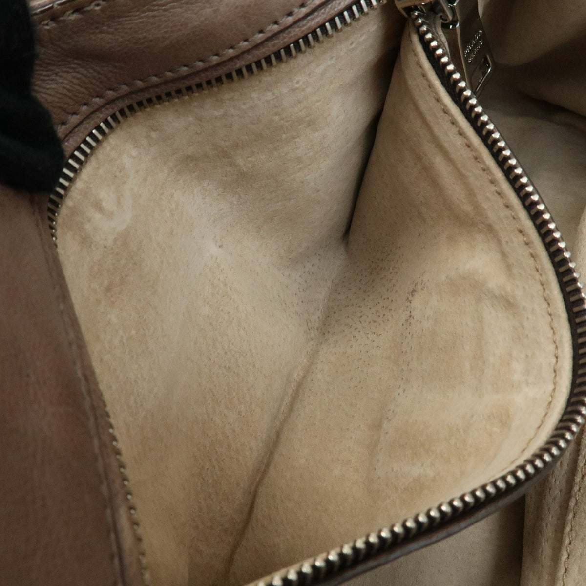 PRADA Front Flap Leather Chain Shoulder Bag Hand Bag Brown B4659C
