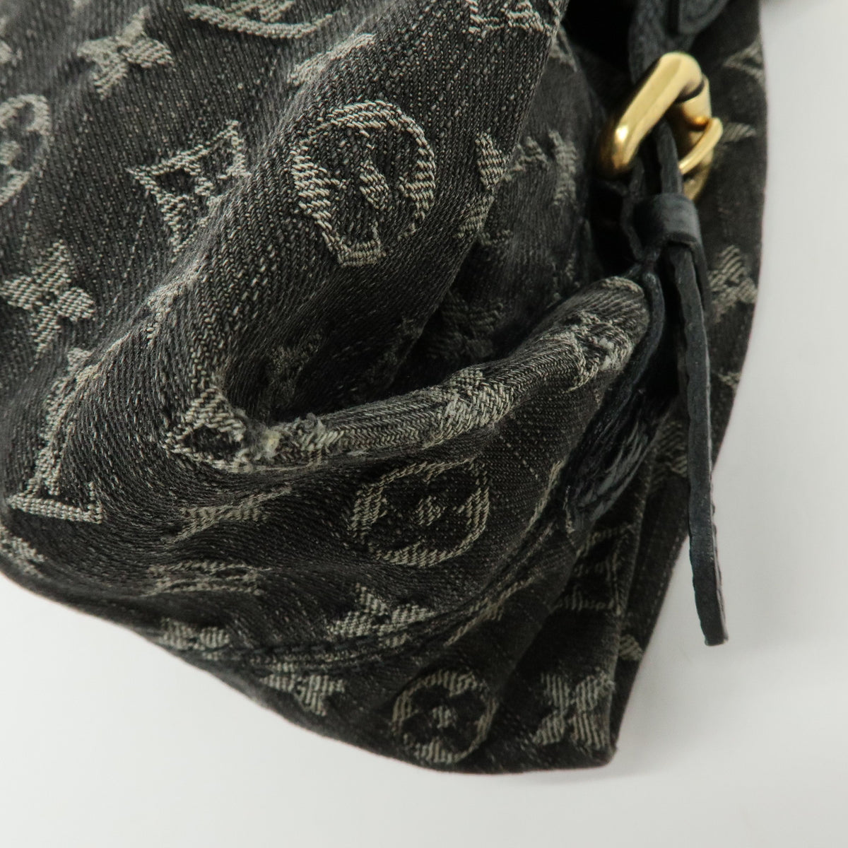 Louis Vuitton Monogram Denim Neo Cabby GM Hand Bag Noir M95352