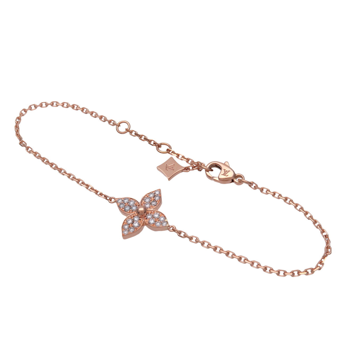 Louis Vuitton Idylle Star Blossom Diamond Bracelet K18 750PG Q95666