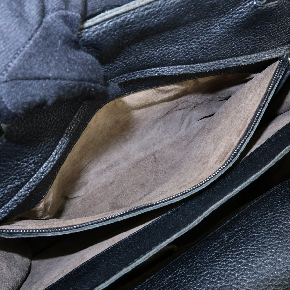 BOTTEGA VENETA Intrecciato Leather Tote Bag Shoulder Bag Black