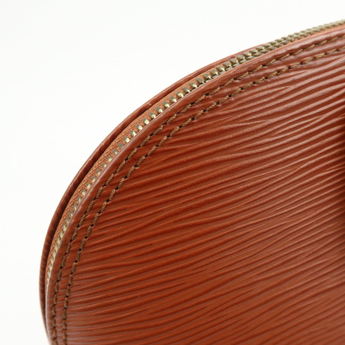 Louis Vuitton Epi Alma PM Leather Hand Bag Kenya Brown M52143
