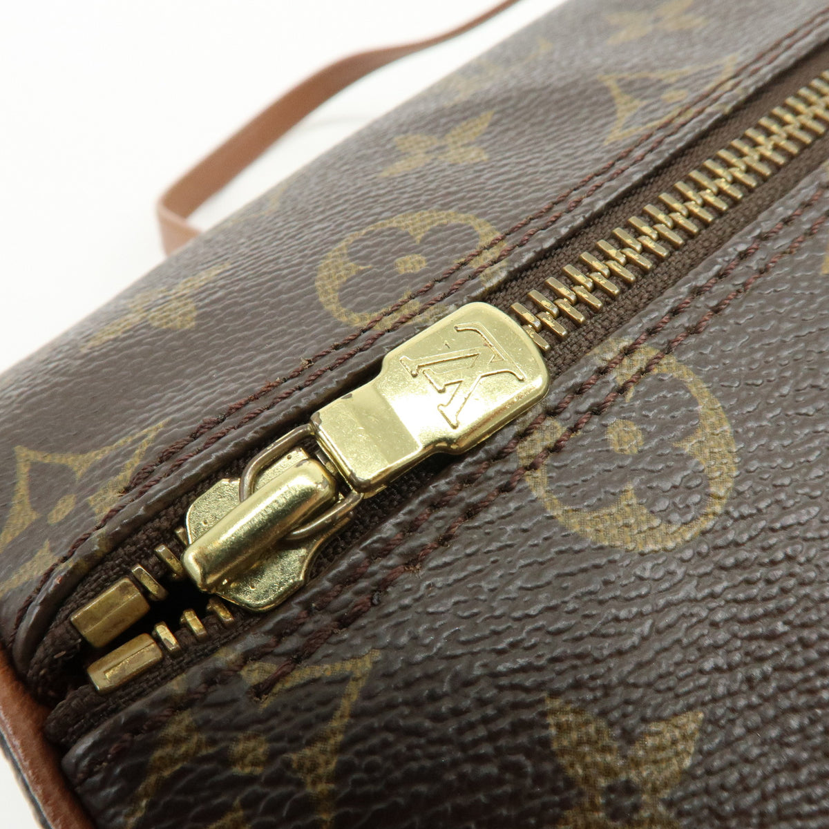 Louis Vuitton Monogram Papillon 26 Hand Bag Brown M51366