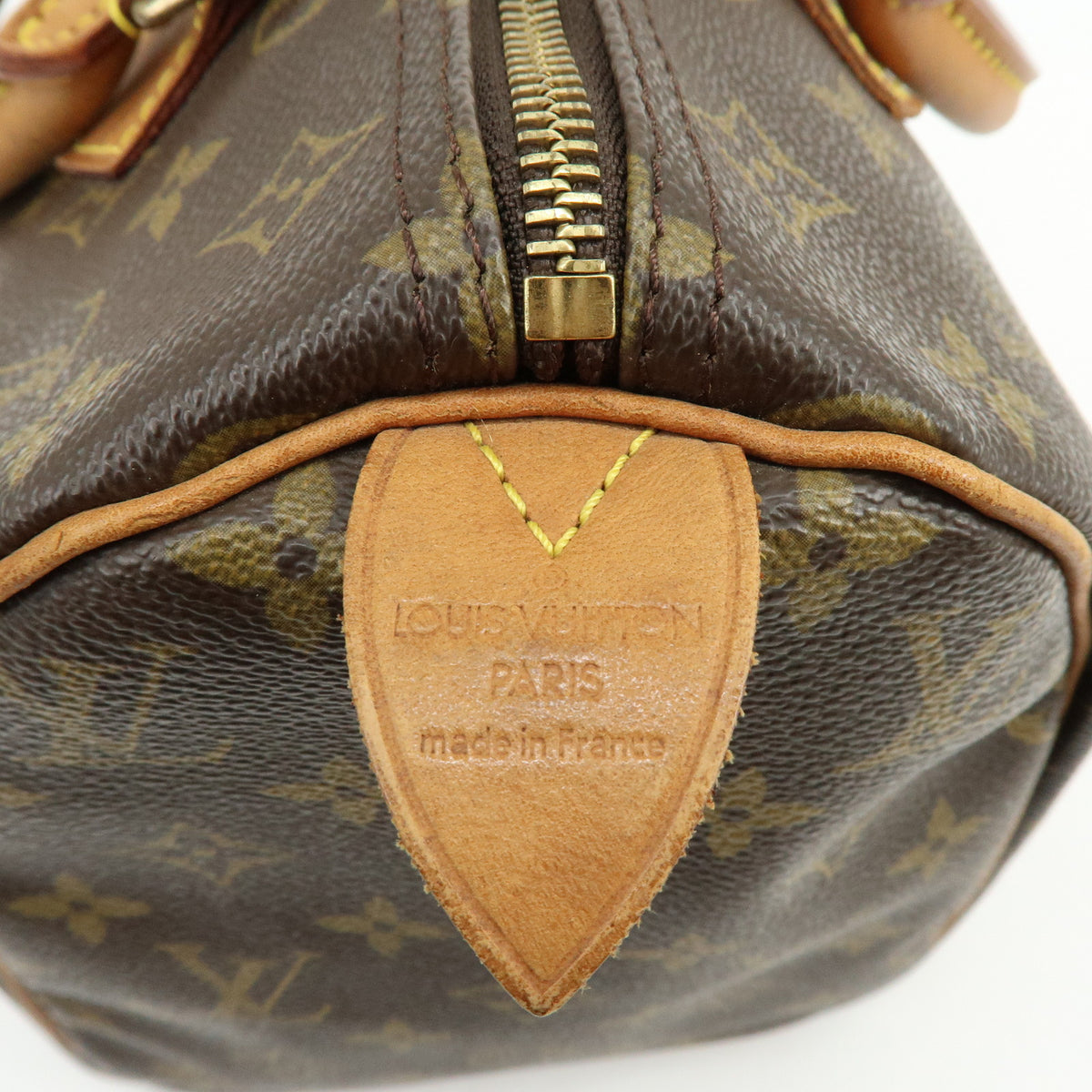 Louis Vuitton Monogram Speedy 30 Boston Bag Hand Bag Brown M41526