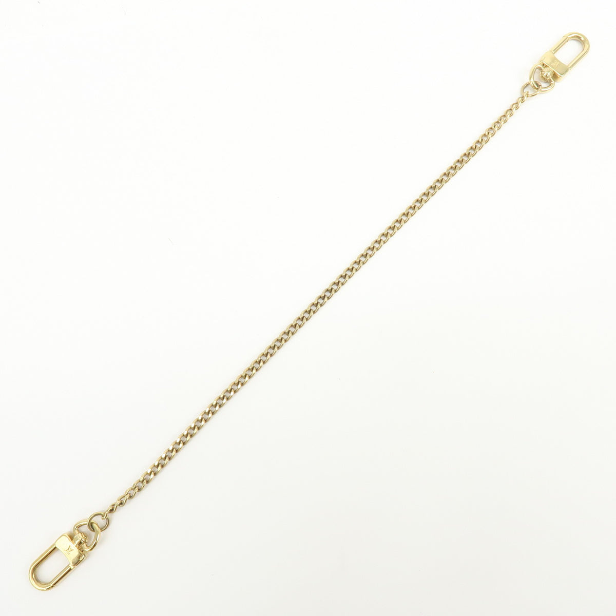 Louis Vuitton Bag Portefeuille Accordeon Metal Charm Key Chain Gold