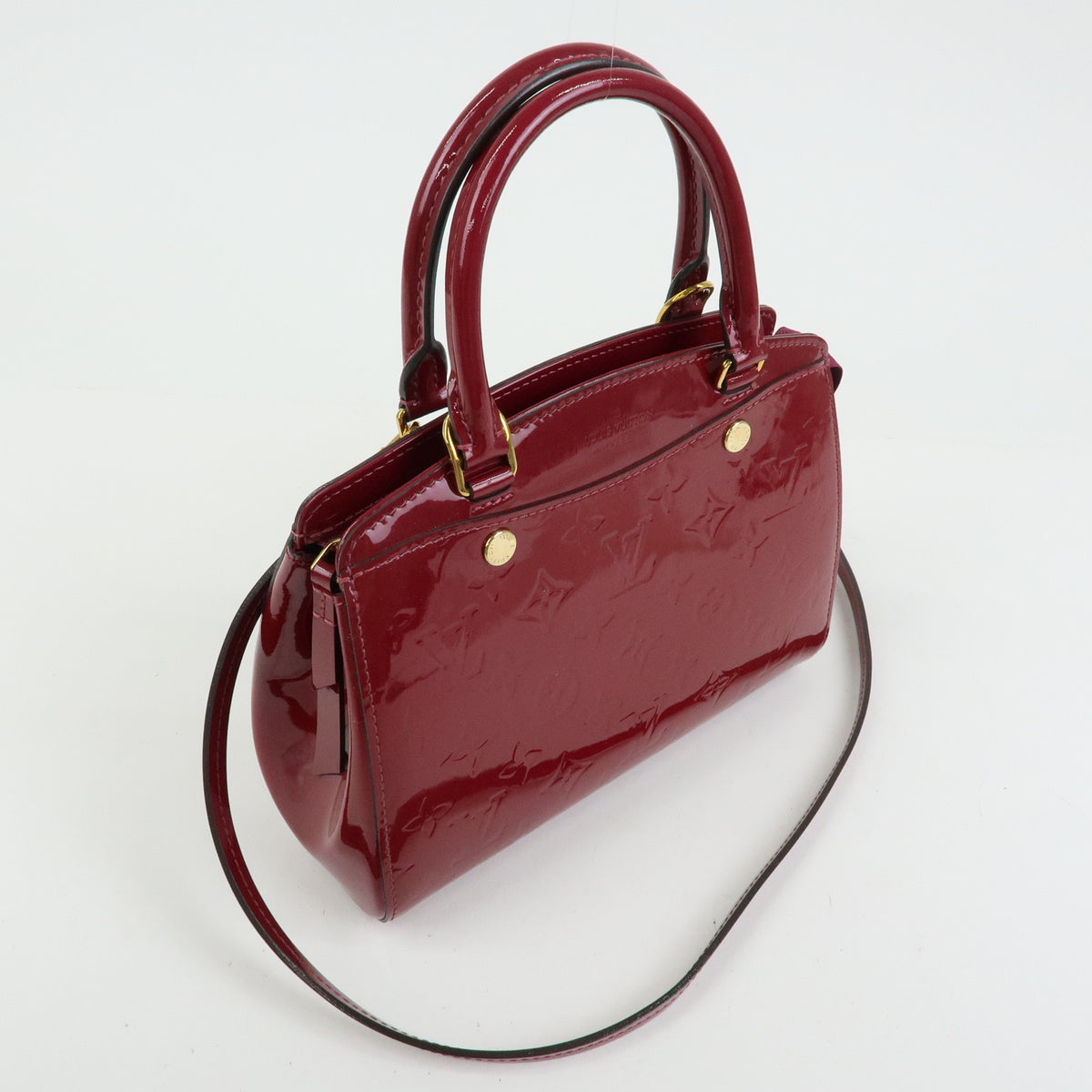 Louis Vuitton Monogram Vernis Brea PM 2Way Bag Hand Bag Magenta M50810