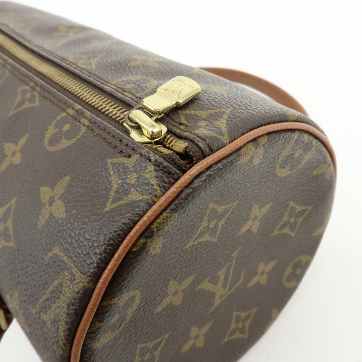 Louis Vuitton Monogram Papillon 26 Hand Bag Brown M51366