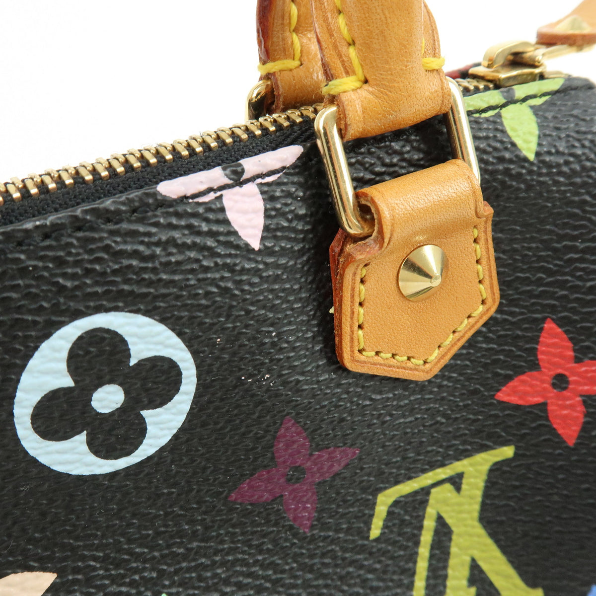 Louis Vuitton Monogram Multicolor Mini Speedy Mini Bag Noir M92644