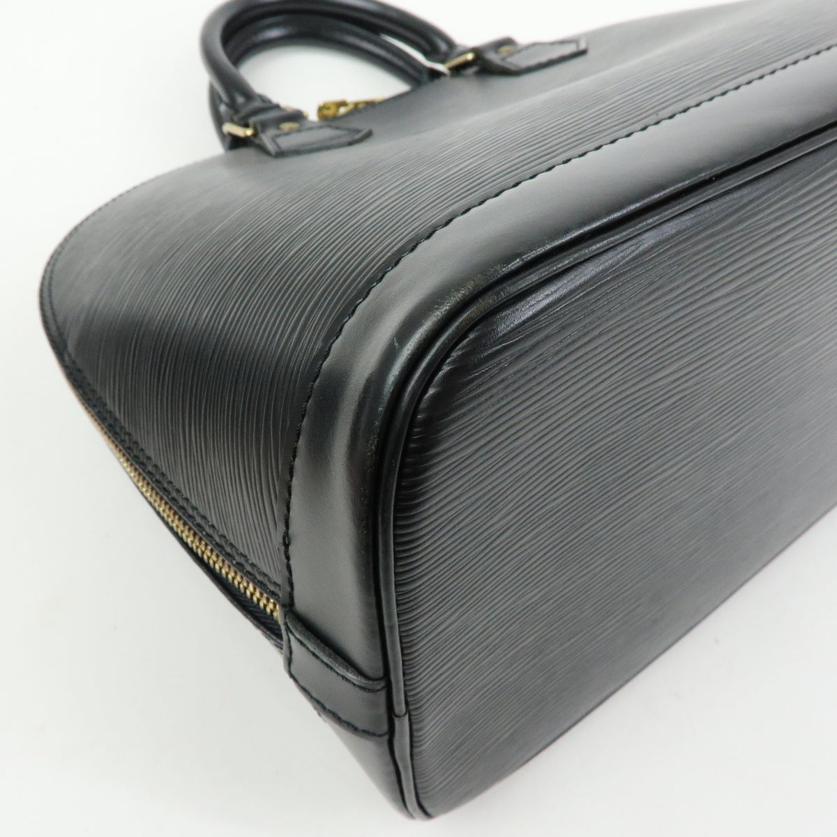 Louis Vuitton Epi Alma Leather Hand Bag Noir Black M52142