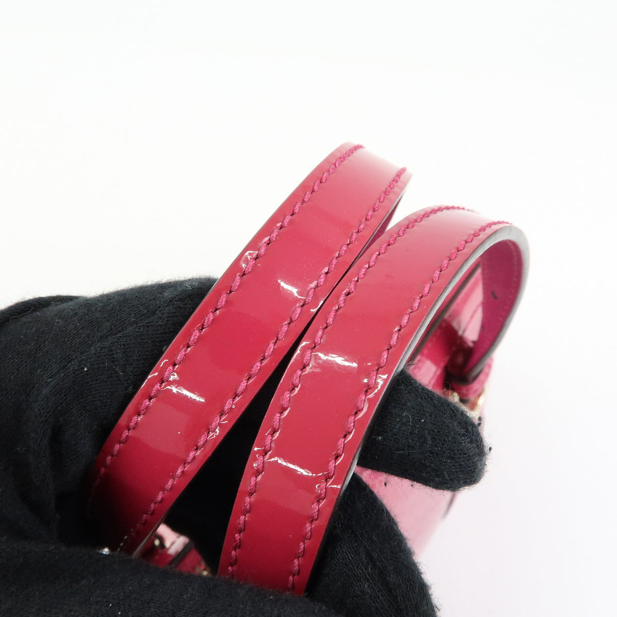 GUCCI Gucci Nice Microguccissima Patent Leather 2Way Bag Pink 309617