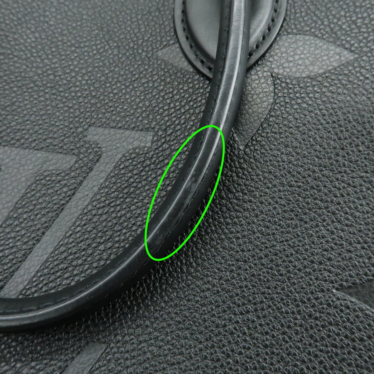 Louis Vuitton Monogram Empreinte On The Go MM Hand Bag Noir M45595