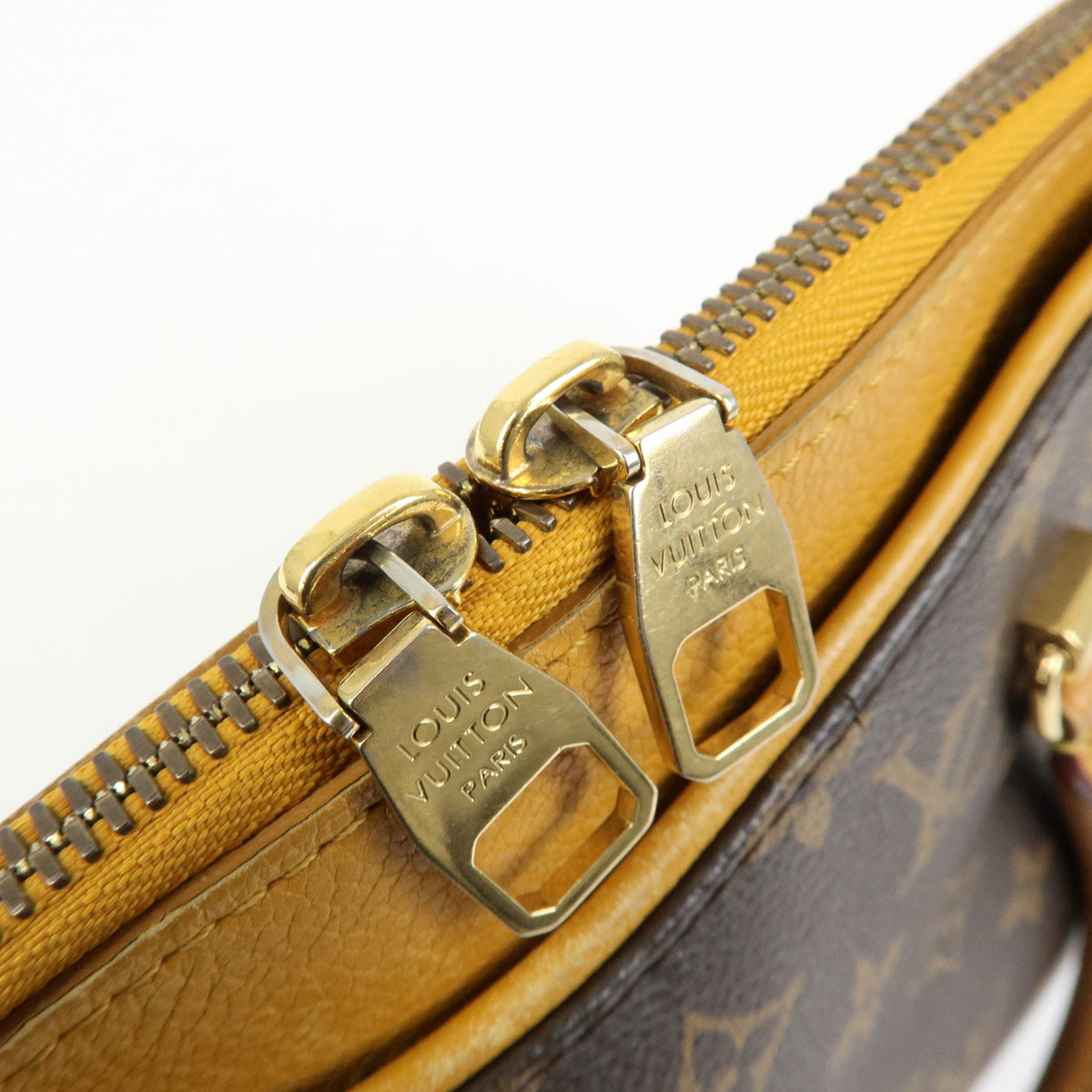 Louis Vuitton Monogram Pallas MM 2Way Bag Hand Bag Saffron M40929