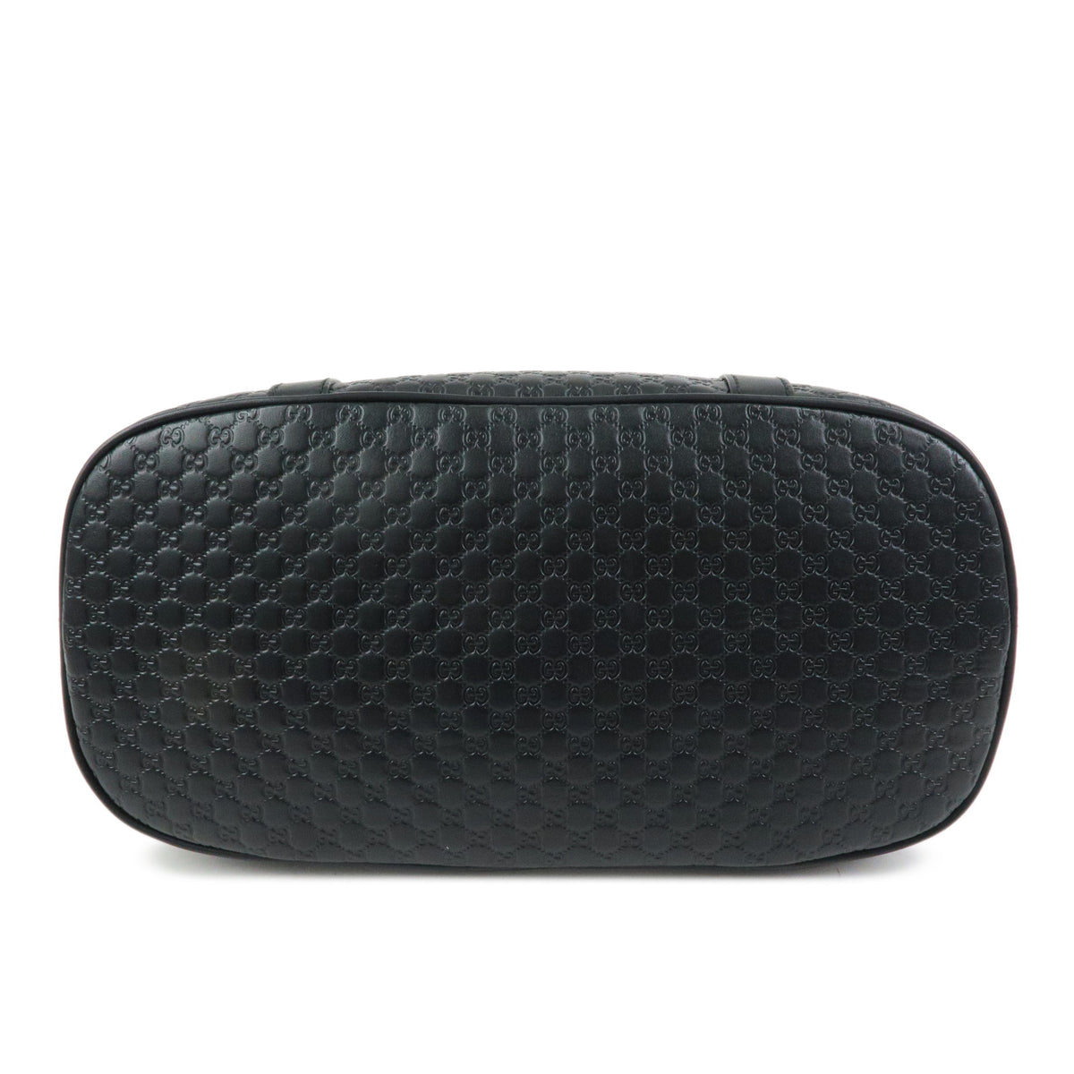 GUCCI Micro Guccissima Leather 2Way Bag Hand Shoulder Bag Black 449663