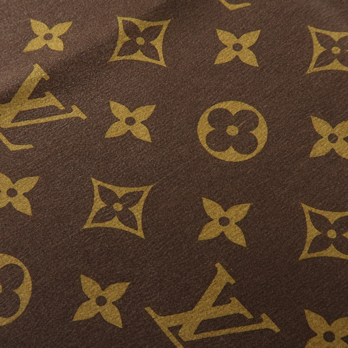 Louis Vuitton Monogram Lot of 2 Silk 100% Scarf Brown Navy