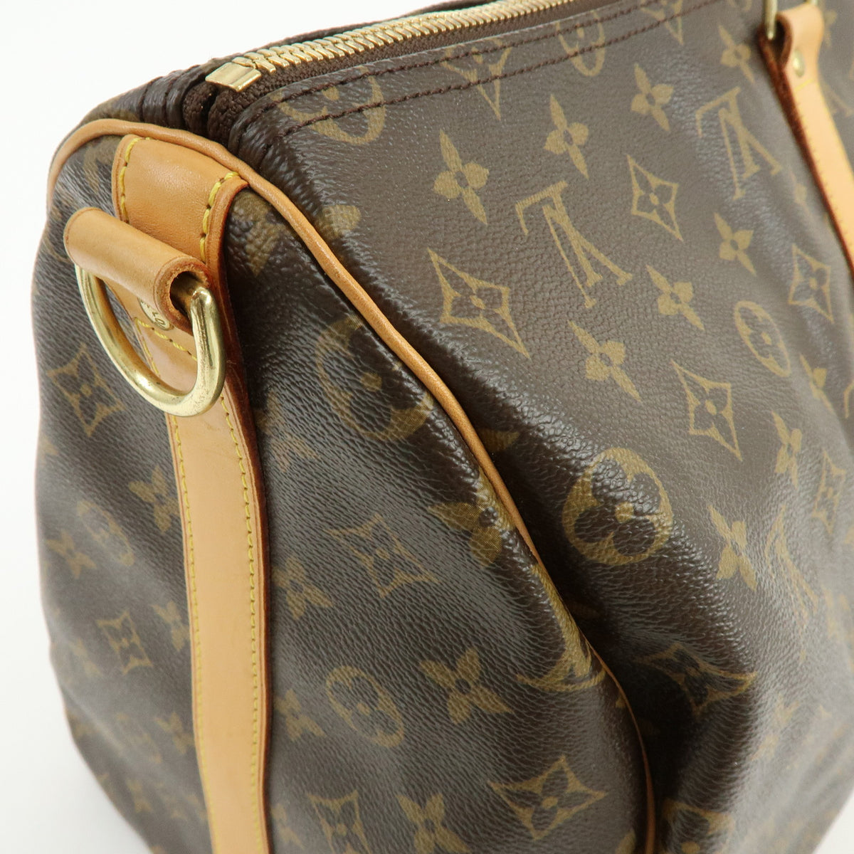 Louis Vuitton Monogram Keep All Bandouliere 50 Boston Bag Brown M41416