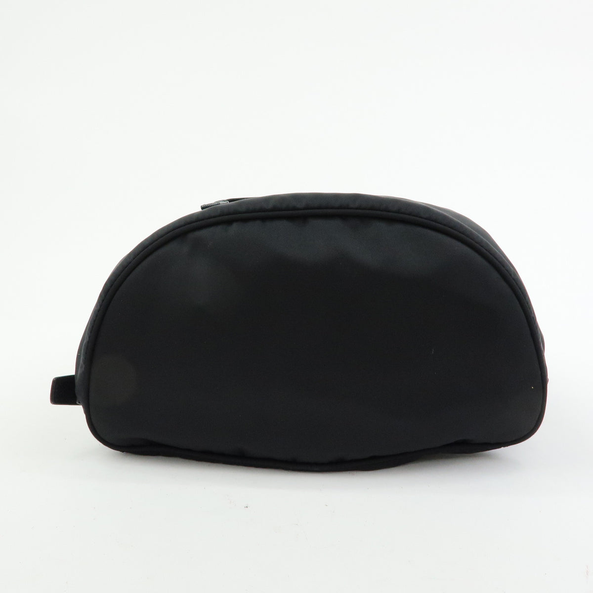 PRADA Triangle Logo Nylon Saffiano Leather Backpack Rucksack Black