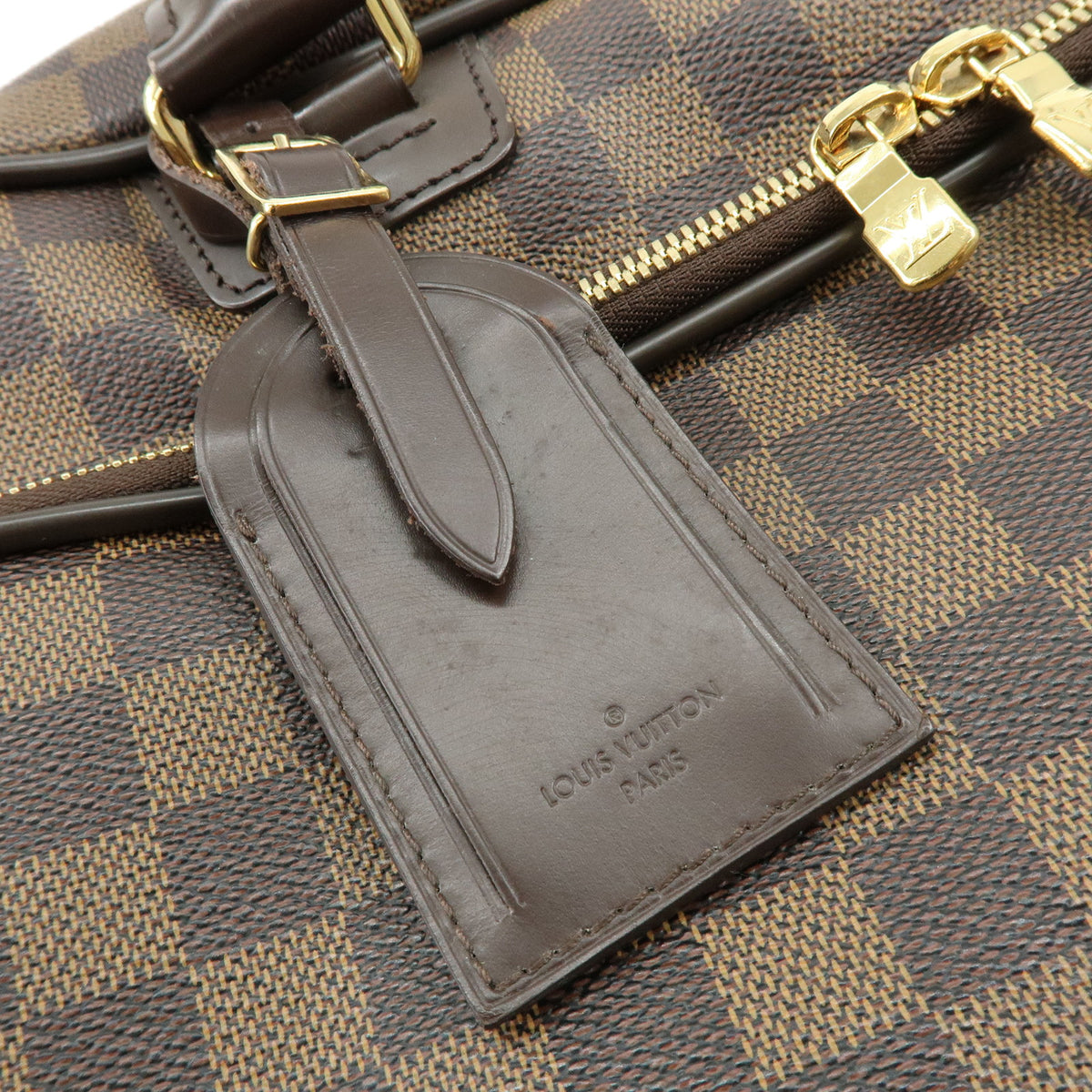 Louis Vuitton Damier Ebene Icare Hand Bag Business Bag Brown N23252