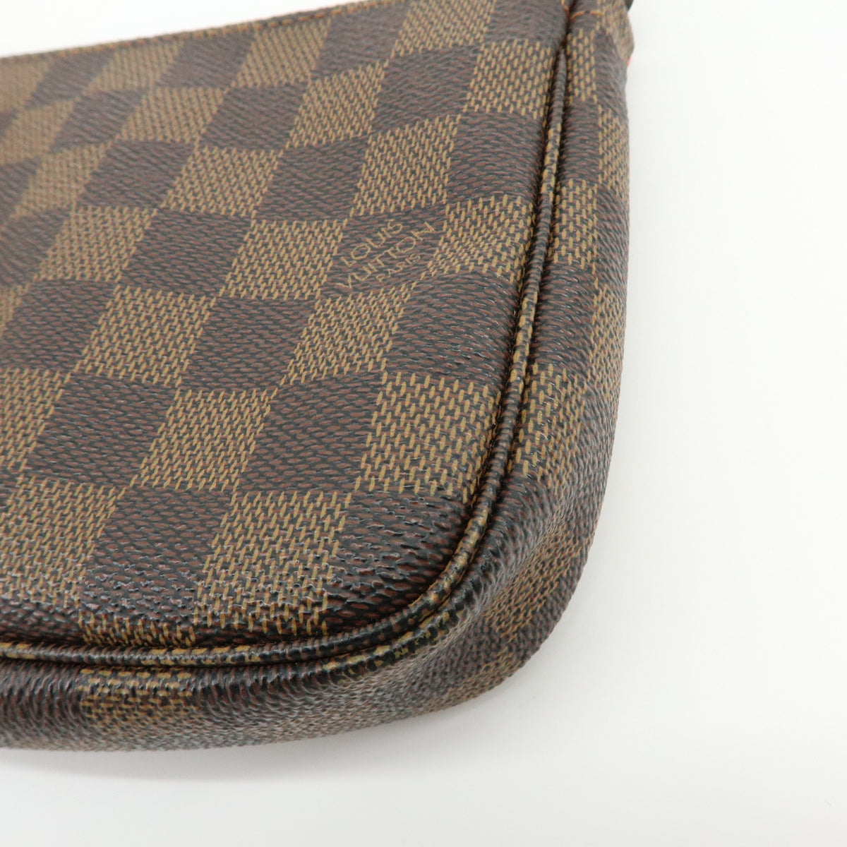 Louis Vuitton Damier Ebene Pochette Accessoires Hand Bag Brown N51985