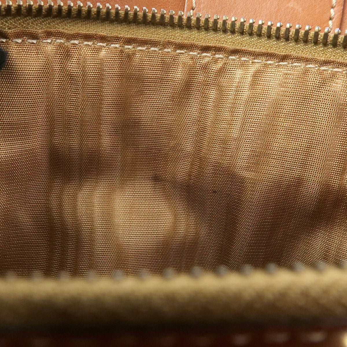 CELINE Macadam PVC Leather Shoulder Bag Hand Bag Brown