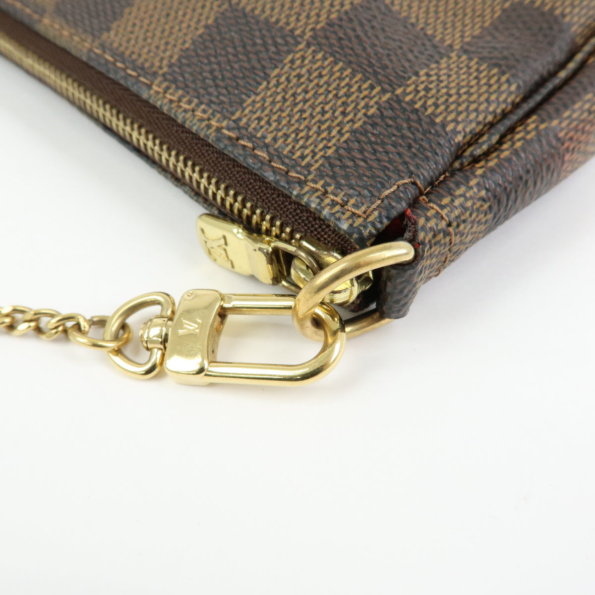 Louis Vuitton Damier Ebene Mini Pochette Accessoires Pouch N58009