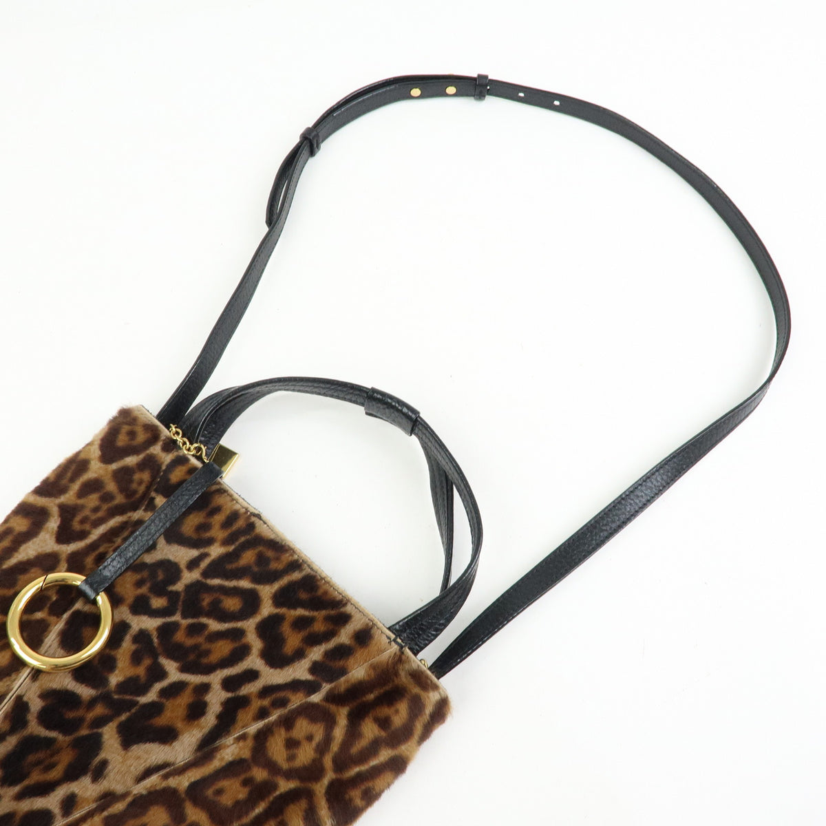 Chloe See By Chloe Unborn Calf Spin Small Leopard Pattern 2Way Bag