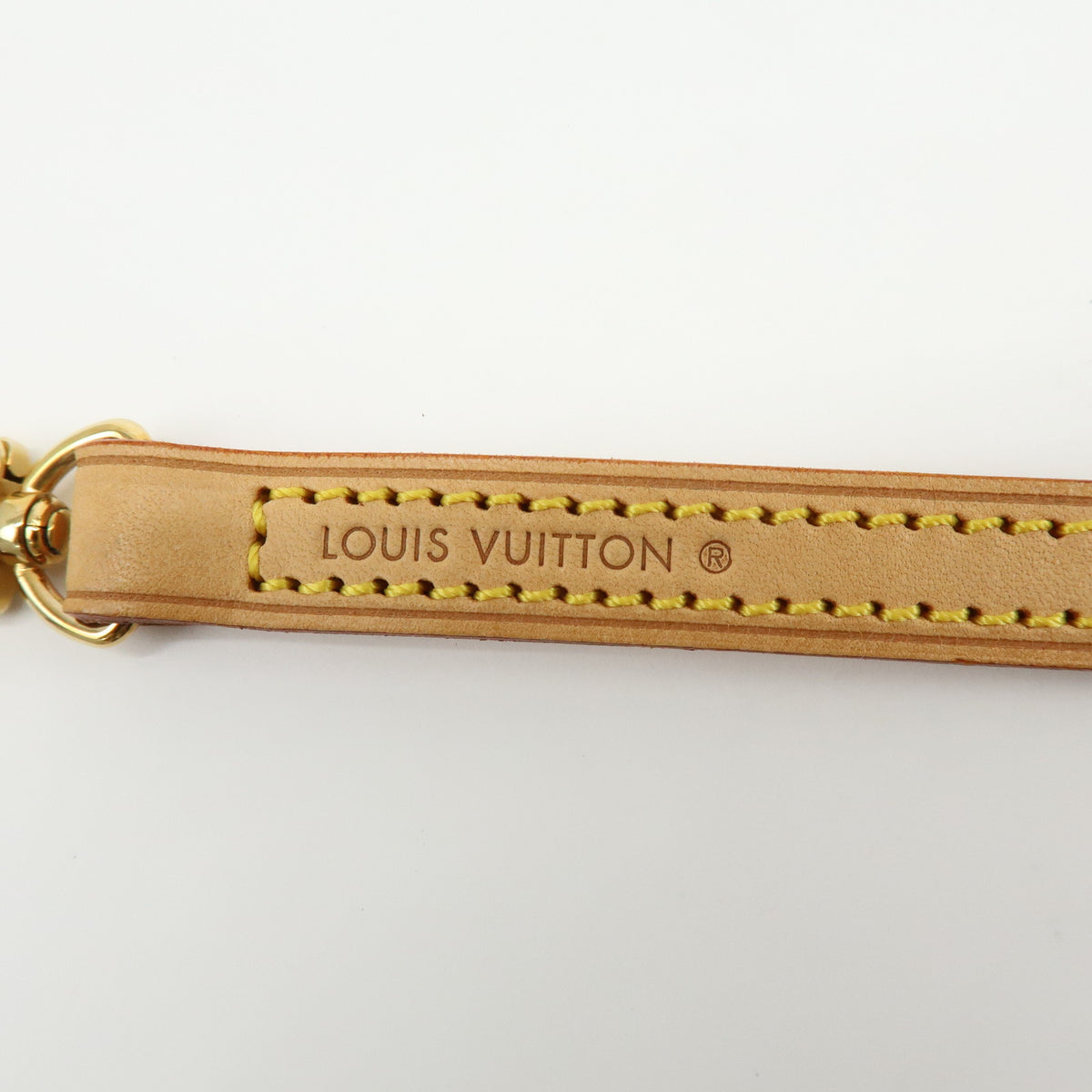 Louis Vuitton Nume Leather Shoulder Strap 120cm Natural J00145