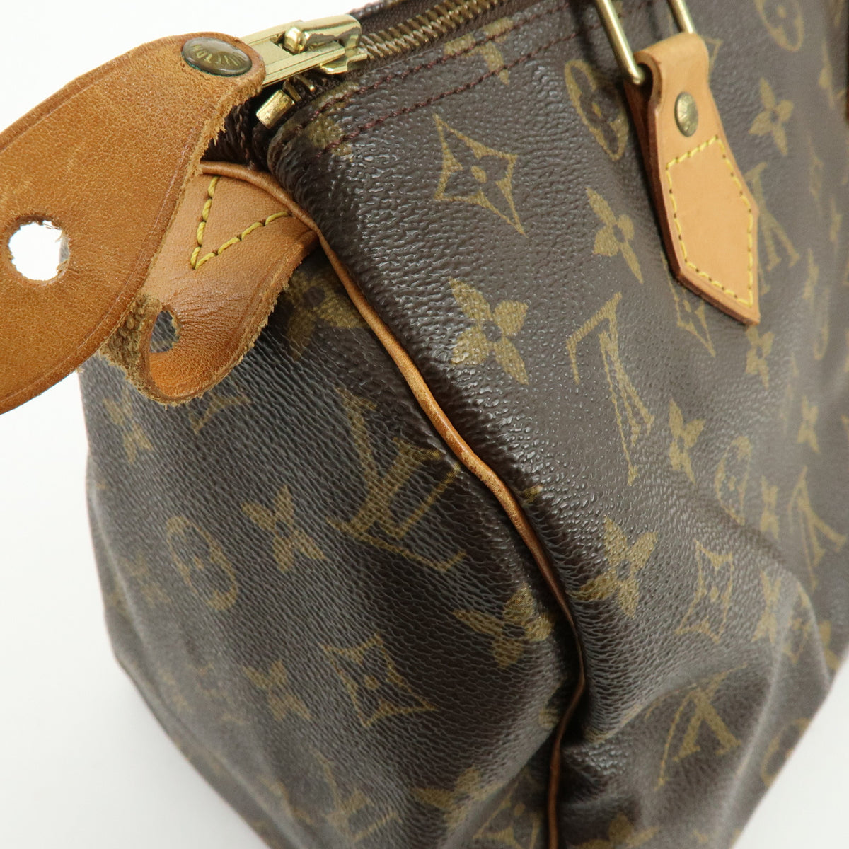 Louis Vuitton Monogram Speedy 30 Boston Bag Hand Bag Brown M41526