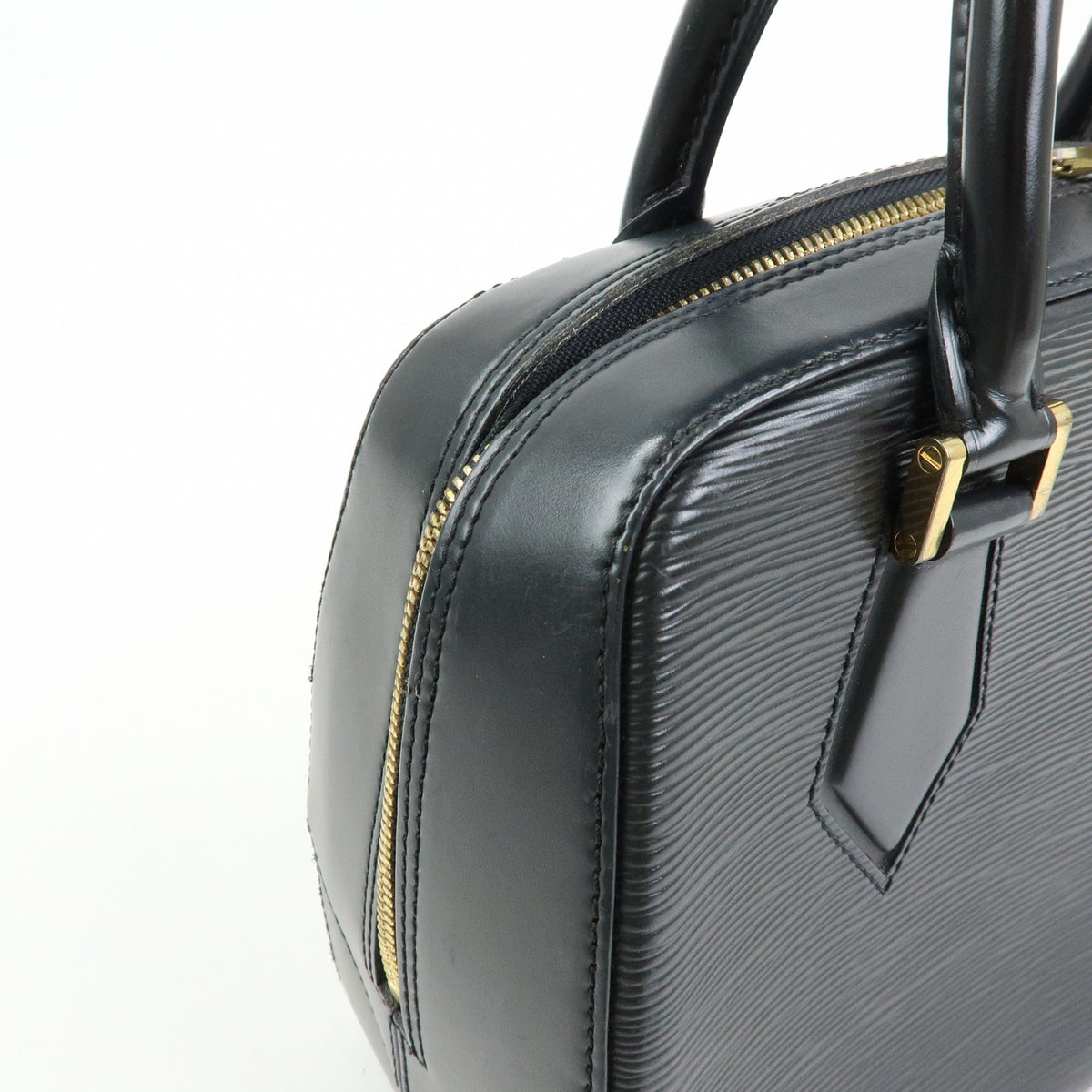 Louis Vuitton Epi Sablons Leather Hand Bag Noir Black M52042