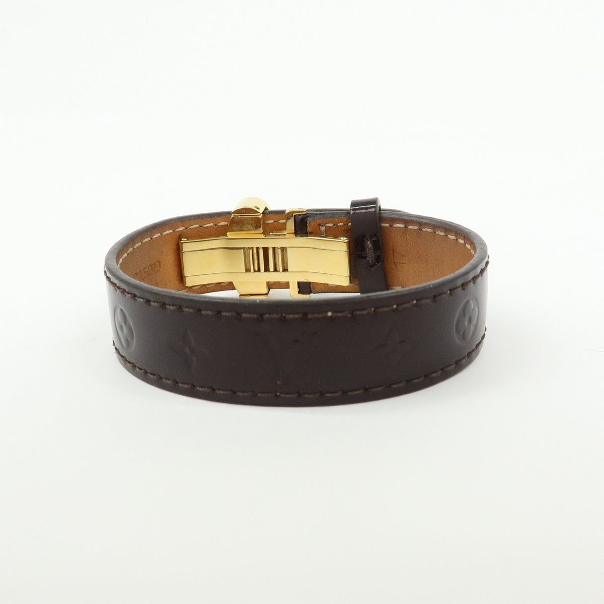 Louis Vuitton Monogram Vernis Bloom It Bracelet 17 Amarante M6602F