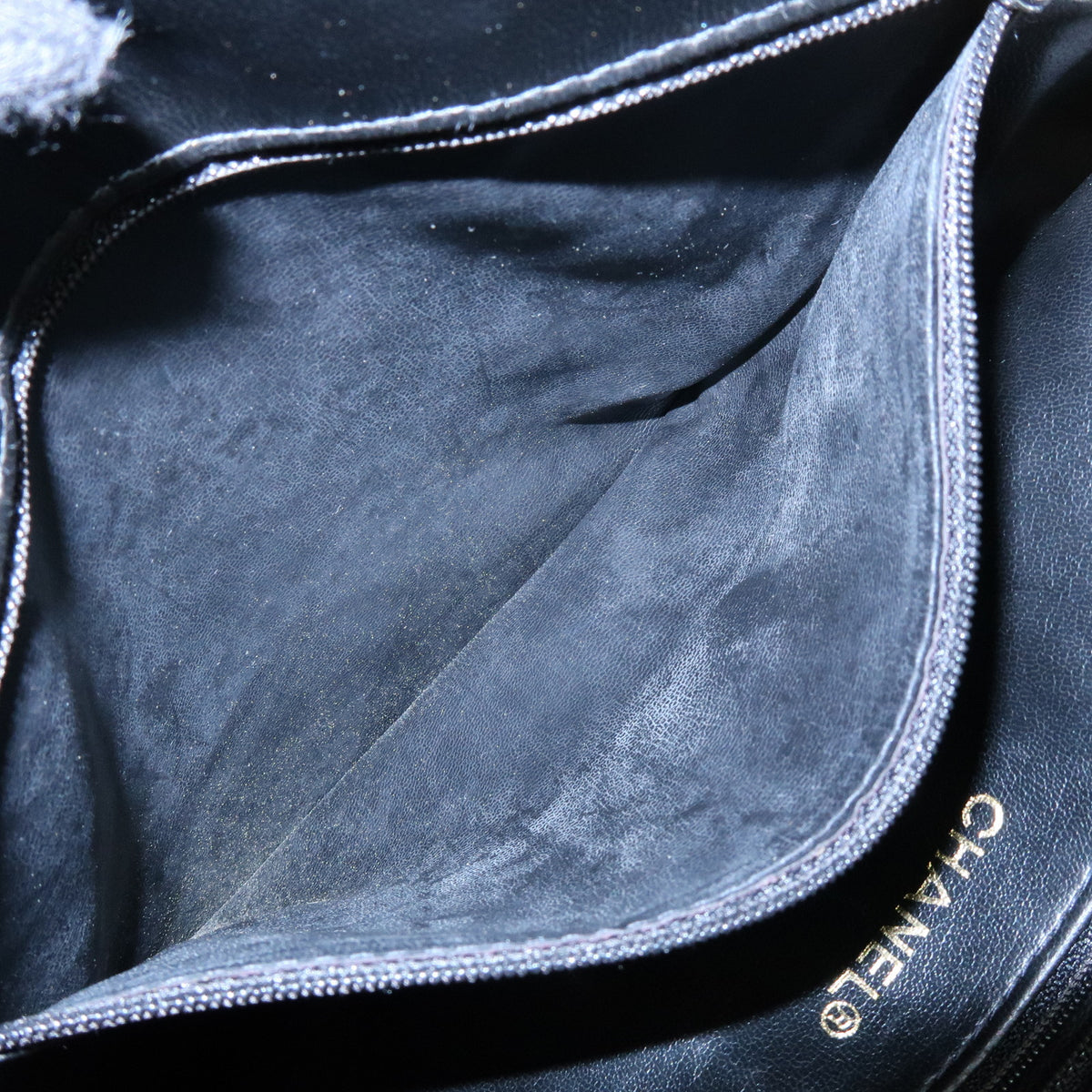 CHANEL Matelasse Lamb Skin Chain Shoulder Bag Hand Bag Black