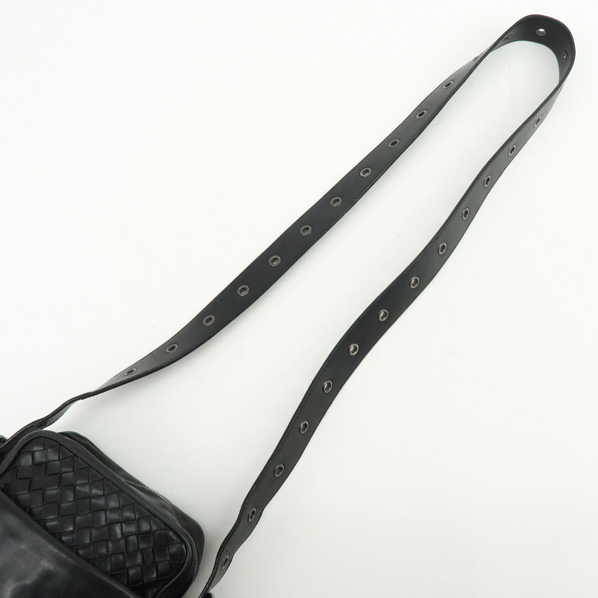 BOTTEGA VENETA Intrecciato Leather Shoulder Bag Crossbody Bag 163313