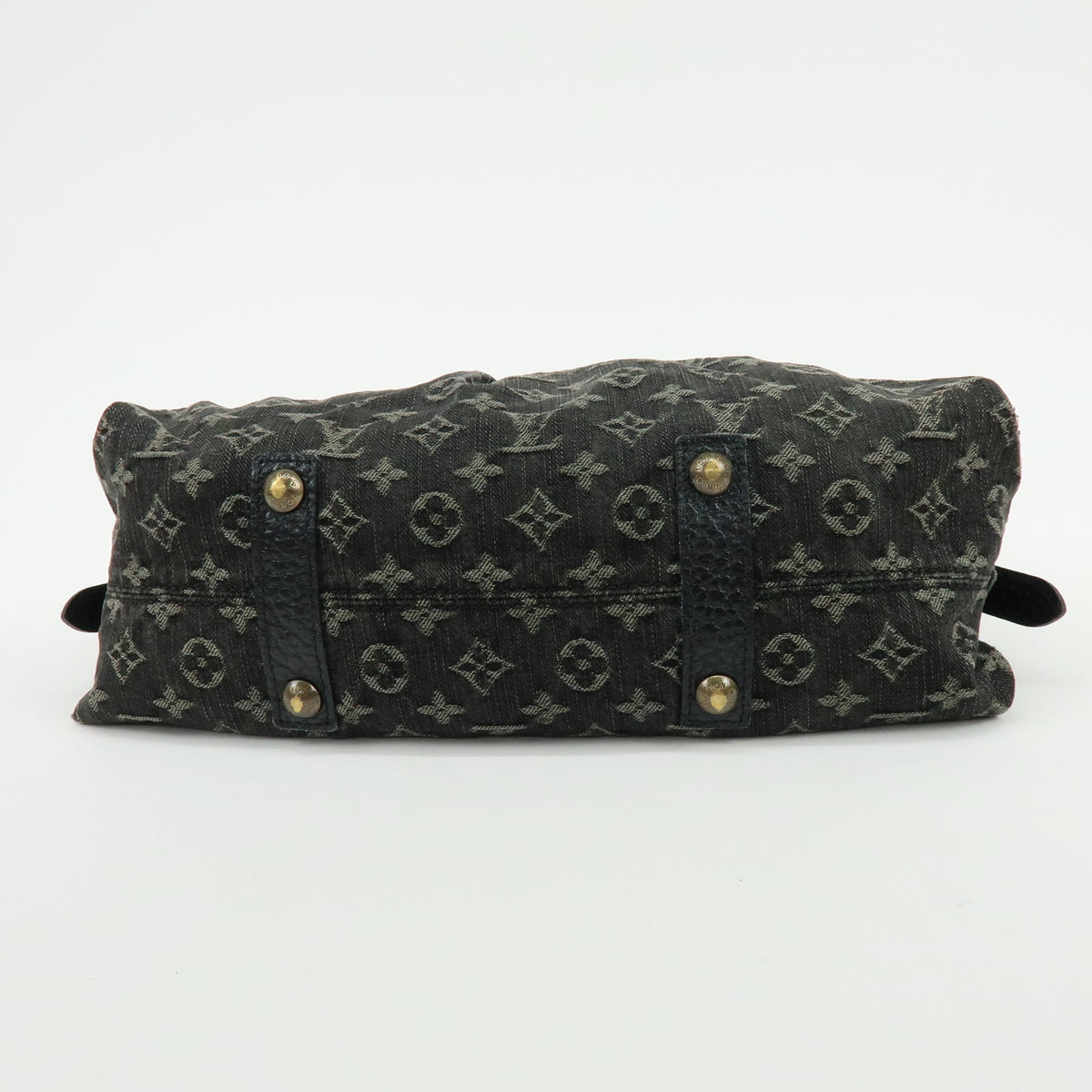 Louis Vuitton Monogram Denim Neo Cabby GM Hand Bag Noir M95352