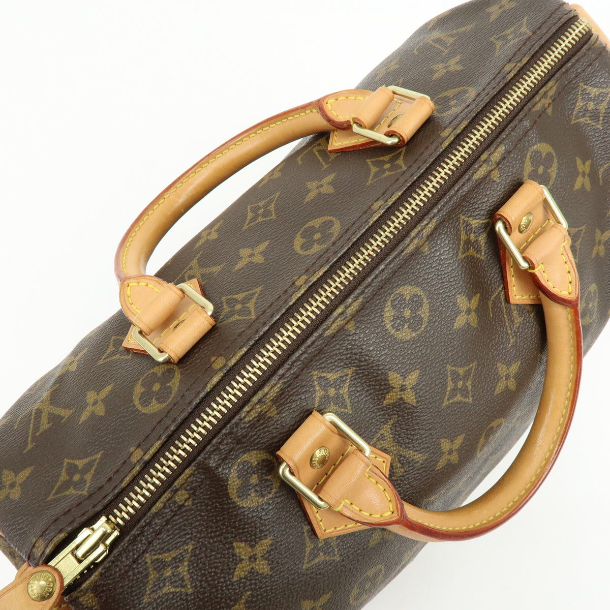 Louis Vuitton Monogram Speedy 30 Boston Bag Hand Bag Brown M41526
