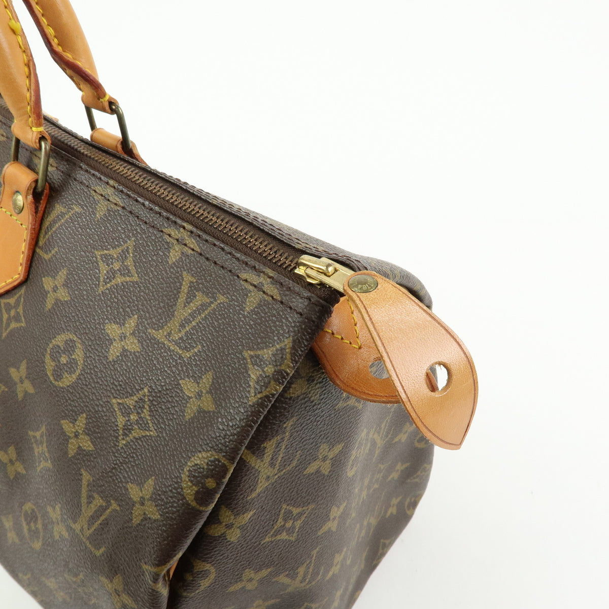 Louis Vuitton Monogram Speedy 40 Hand Bag Boston Bag Brown M41522