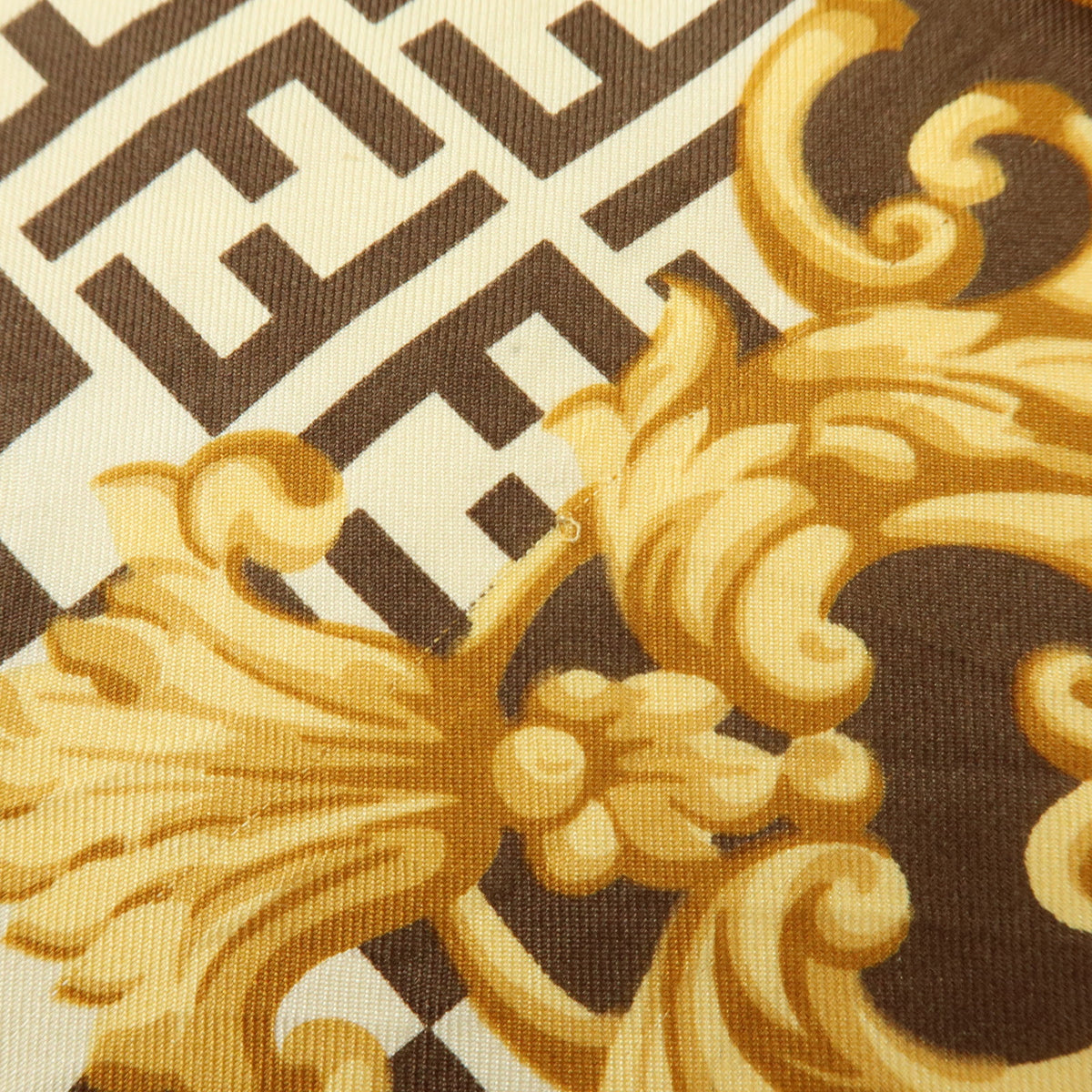 FENDI ETRO Lot of 2 Zucca Pequin Paisley Wool Silk Scarf Stawl