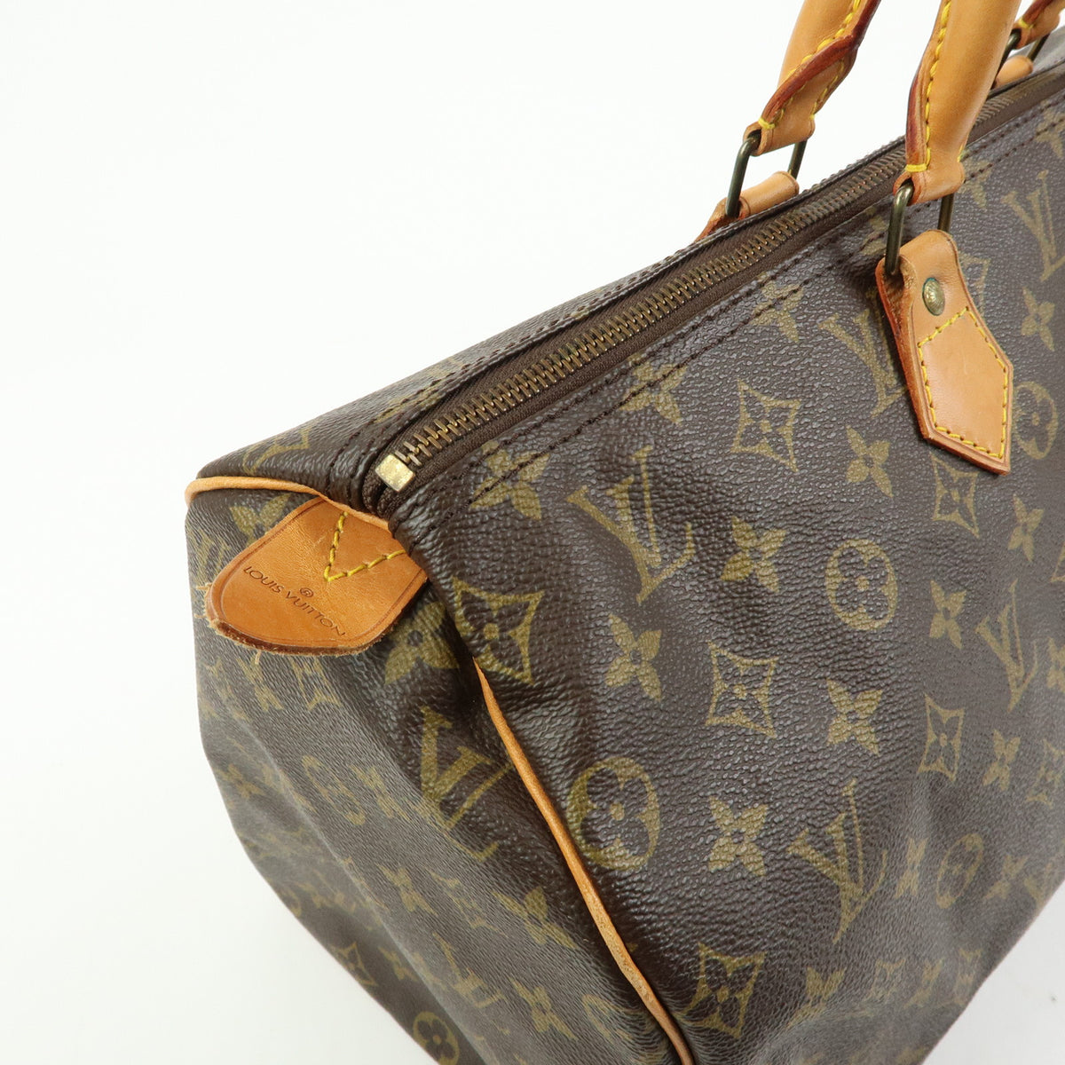 Louis Vuitton Monogram Speedy 40 Hand Bag Boston Bag Brown M41522
