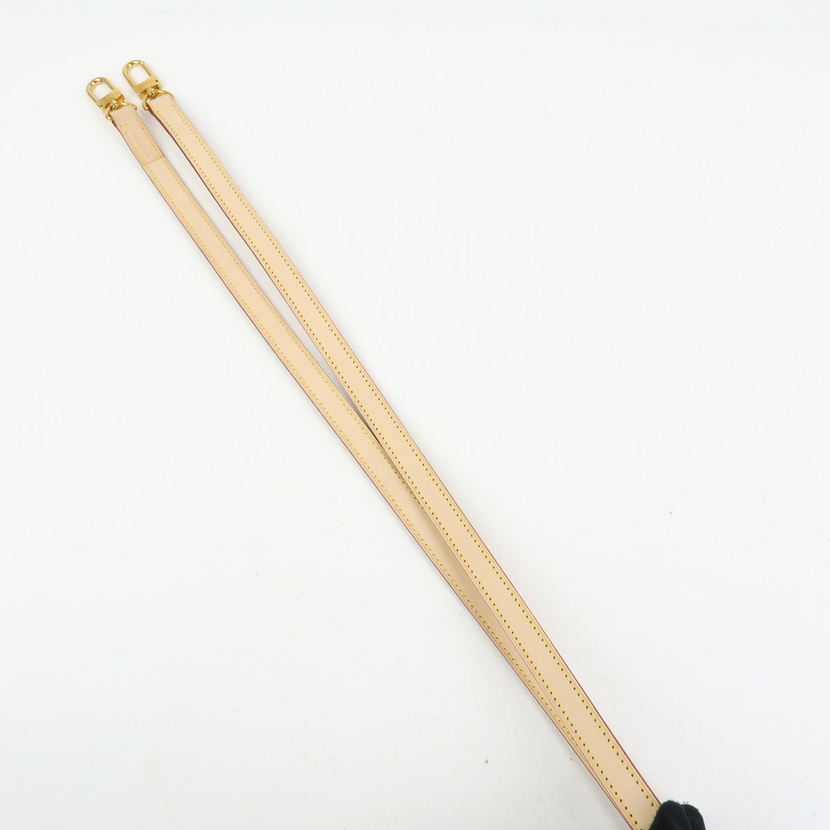 Louis Vuitton Leather Shoulder Strap 120cm 1.6cm Natrual J00144