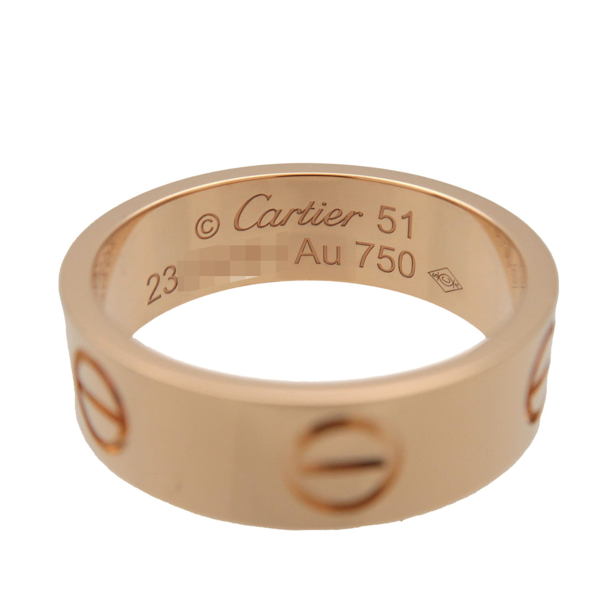 Cartier Love Ring K18 750YG Yellow Gold #51 US5.75 EU51 HK12.5