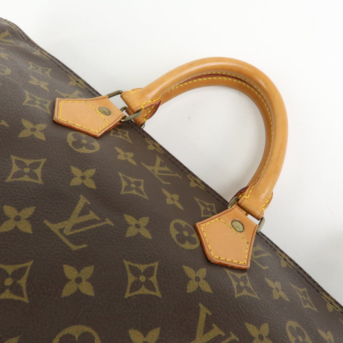 Louis Vuitton Monogram Speedy 40 Hand Bag Boston Bag Brown M41522