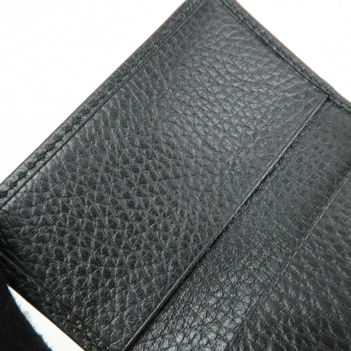 GUCCI Double G Leather 6 Ring Key Case Key Holder Black 456118