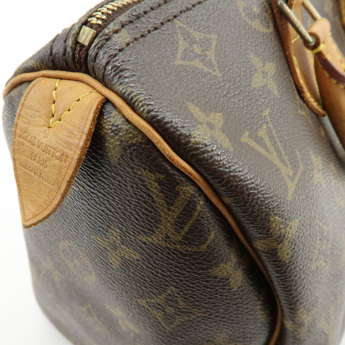 Louis Vuitton Monogram Speedy 30 Boston Bag Hand Bag Brown M41526
