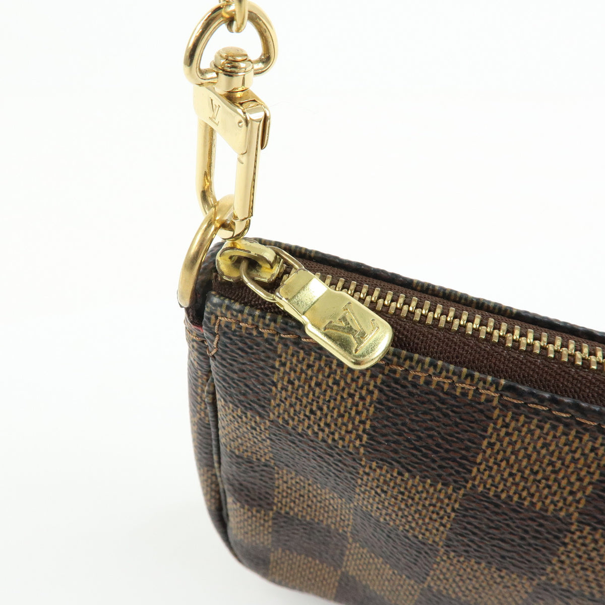 Louis Vuitton Damier Ebene Mini Pochette Accessoires Pouch N58009