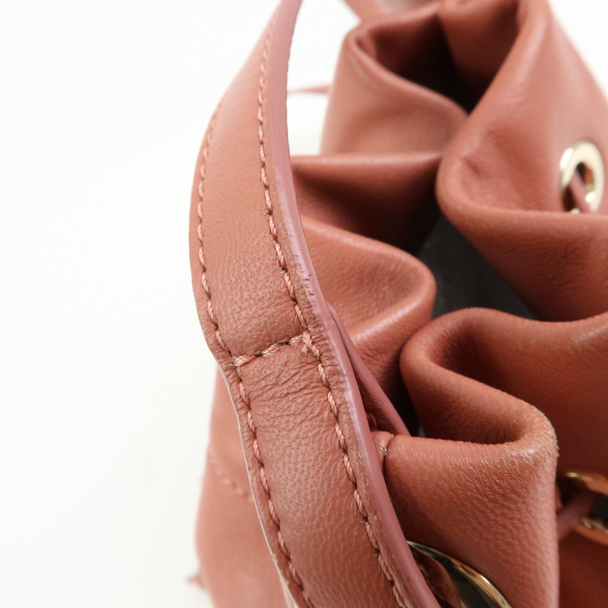 JIMMY CHOO Nappa Leather Juno S Shoulder Bag Crossbody Bag Pink