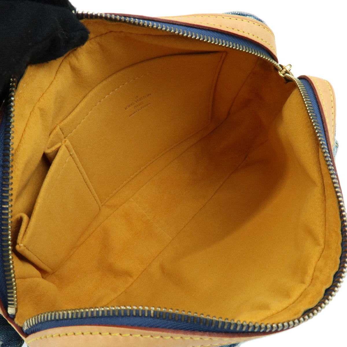 Louis Vuitton Monogram Denim Bum Bag Waist Bag Body Bag Blue M95347