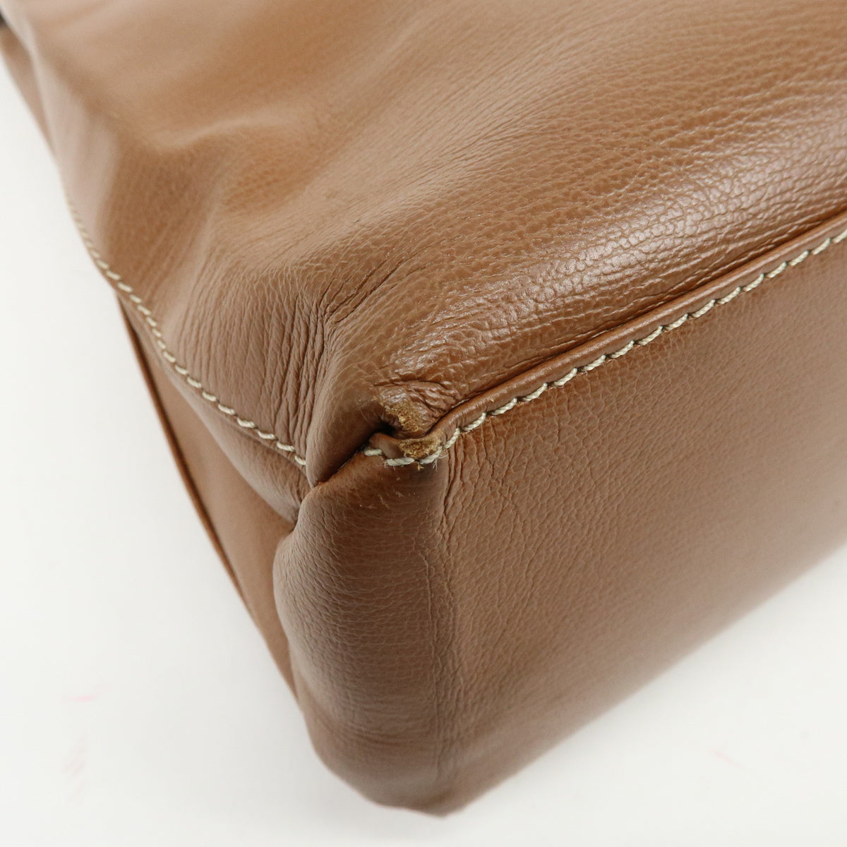 LOEWE Velazquez Suede Leather 2Way Shoulder Bag Hand Bag Brown