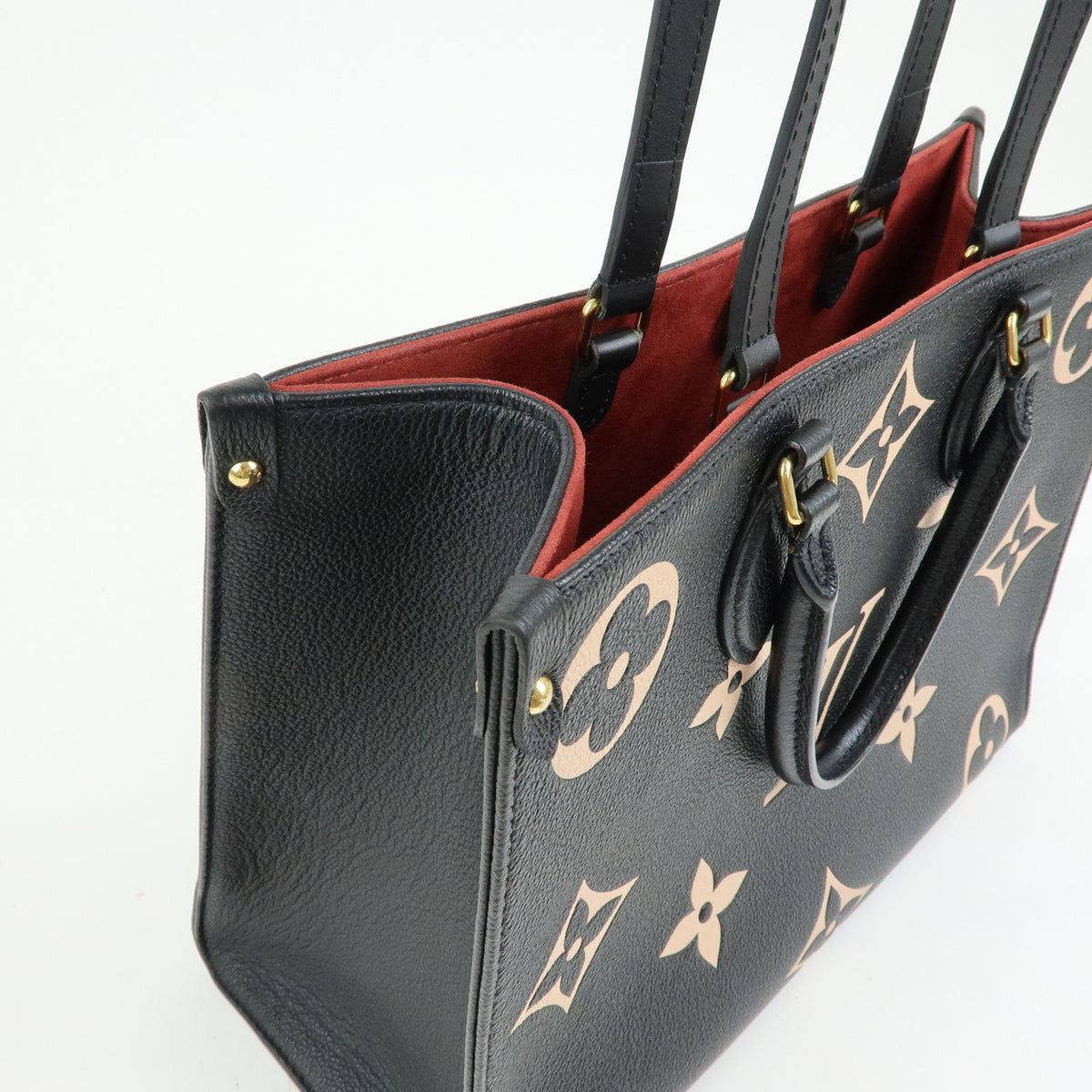 Louis Vuitton Bicolor Monogram Empreinte On The Go MM Tote Bag M45495