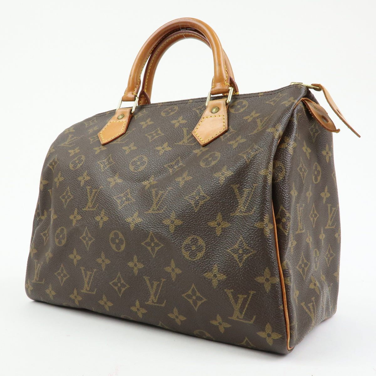 Louis Vuitton Monogram Speedy 30 Boston Bag Hand Bag Brown M41526